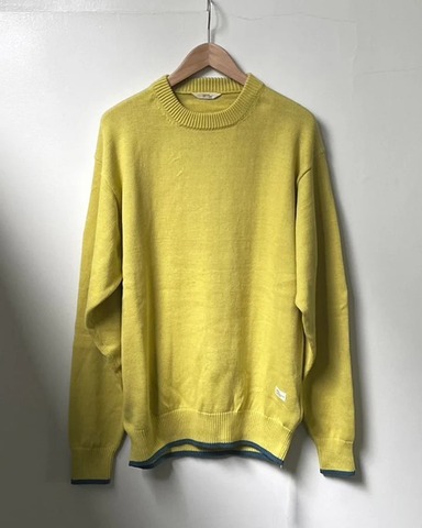 【ORGANICSTA】ORGANIC COTTON LINKING CREWNECK SWEATER