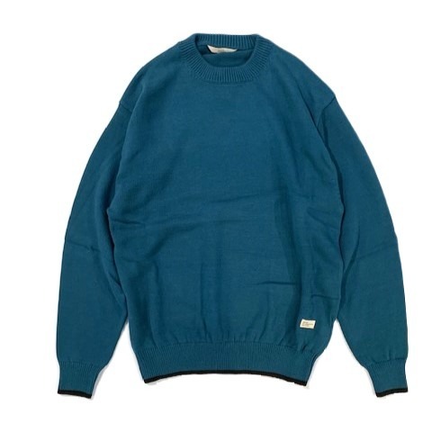 【ORGANICSTA】ORGANIC COTTON LINKING CREWNECK SWEATER