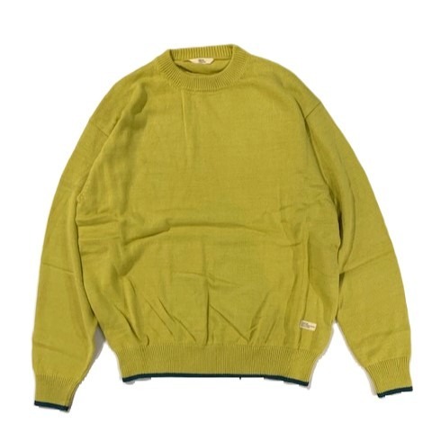 【ORGANICSTA】ORGANIC COTTON LINKING CREWNECK SWEATER