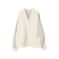 【Kelen】MIX FABRIC CARDIGAN / KEPLER