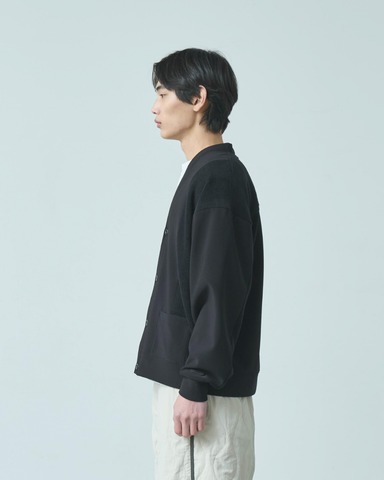 【Kelen】MIX FABRIC CARDIGAN / KEPLER