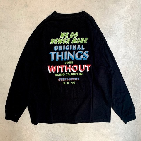 【Kelen×NO TARGET】WIDE L/S TEE -MUSEUM-