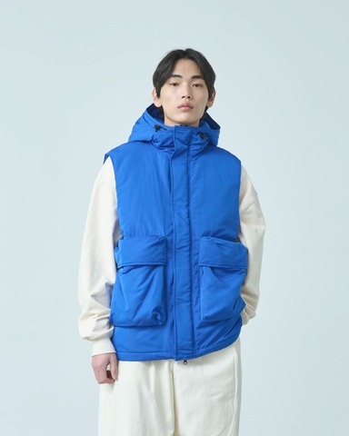 【Kelen】BIG POCKET PUFF VEST / HYATT PUFF VEST