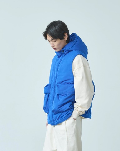 【Kelen】BIG POCKET PUFF VEST / HYATT PUFF VEST