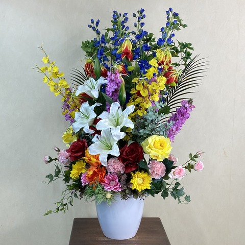 光触媒造花アレンジ822を横から見た画像