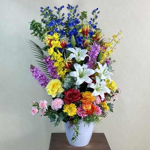 光触媒造花アレンジ822を横から見た画像