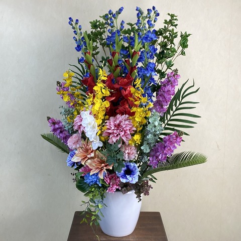光触媒造花アレンジ824を横から見た画像