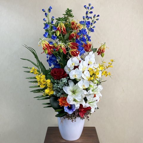 光触媒造花アレンジ825を横から見た画像