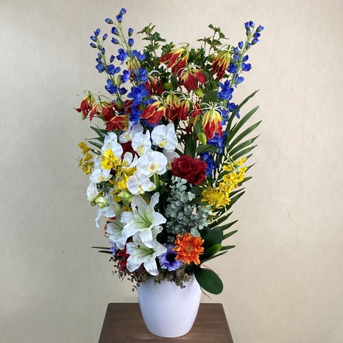 光触媒造花アレンジ825を横から見た画像
