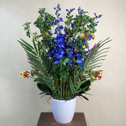 光触媒造花アレンジ826を後ろから見た画像