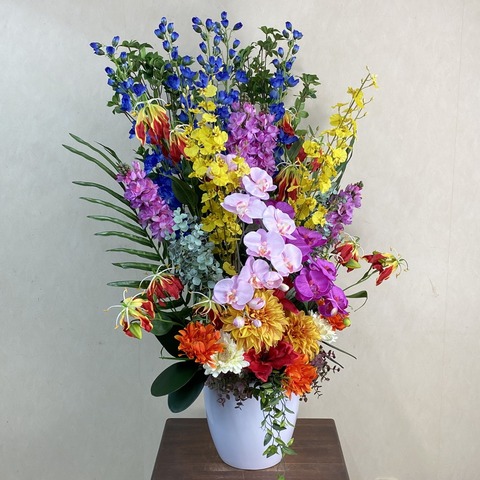光触媒造花アレンジ826を横から見た画像