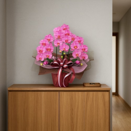 光触媒造花胡蝶蘭の設置イメージ画像(玄関)