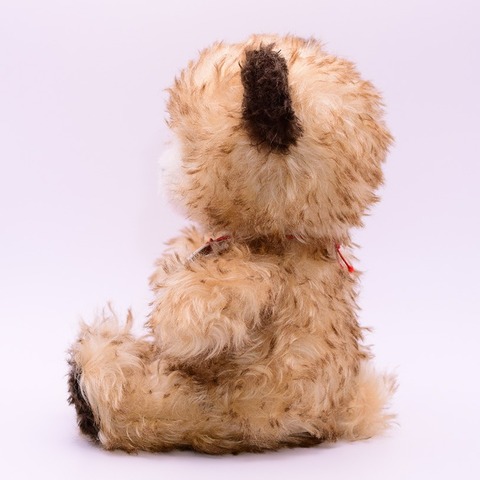 【次回１2月末より出荷予定　手作り】ビンテージモヘア生地使用　クマのフカフカ