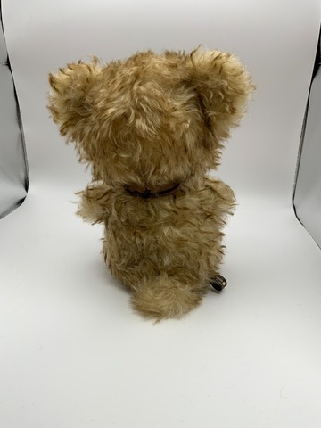 【脚底　ホワイト　手作り】ビンテージモヘア生地使用　クマのフカフカ