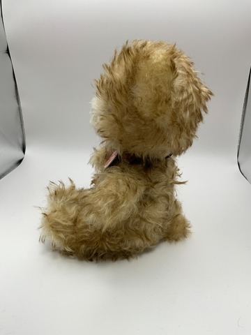 【脚底　ホワイト　手作り】ビンテージモヘア生地使用　クマのフカフカ