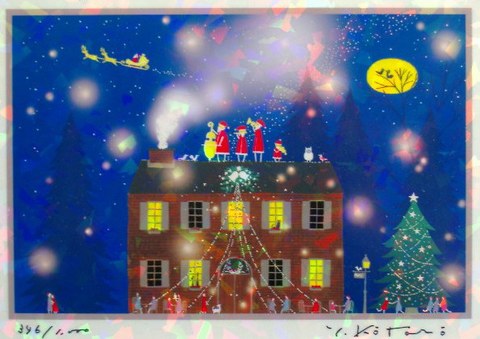 版画IPC15　クリスタル・クリスマス吉岡浩太郎