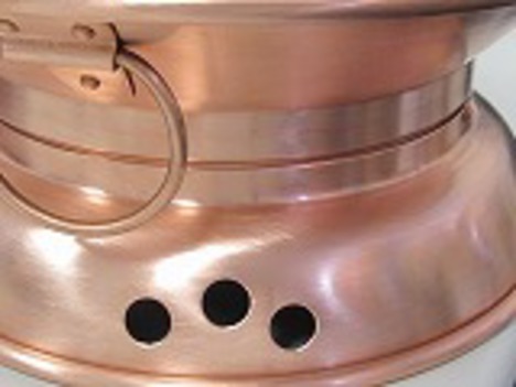銅製Ｍ式水コンロ径250×H105mm