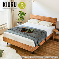  ダブルベッド フレーム『ダブルベッドフレーム KIURU』 ベッドフレーム ダブル すのこ 木製【gr1605】