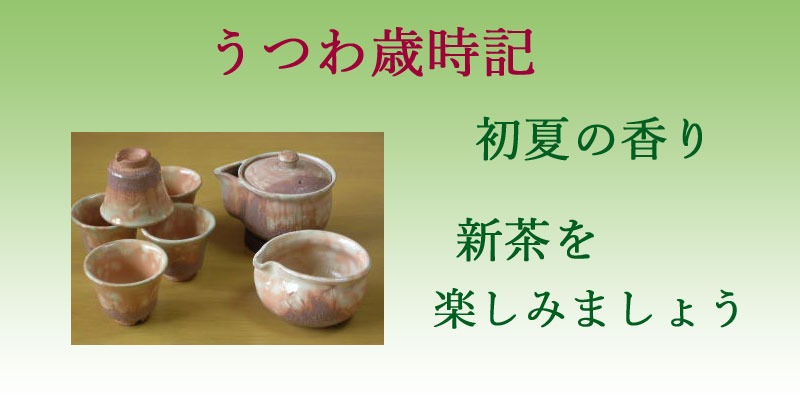 うつわ歳時記　　新茶を楽しむ