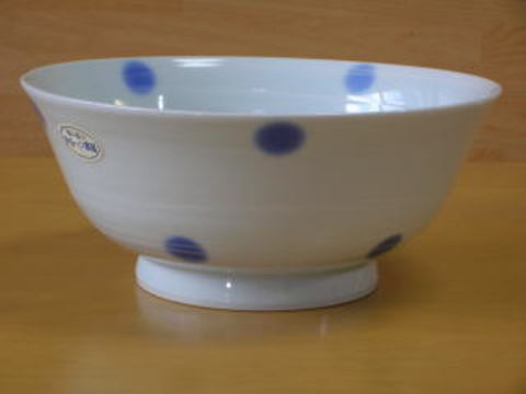 渦水玉軽々麺鉢
