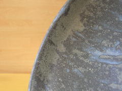 信楽焼　卯山製陶　いぶし面取り盛鉢