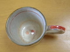 清水焼　幹窯　桜の花マグカップ