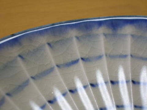 赤津焼　丸金中嶋製陶所　波紋碗皿