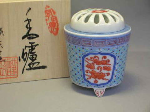 伊万里焼　鍋島七宝　香炉