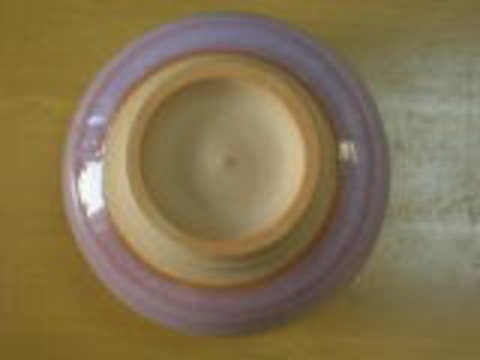 萩焼　椿秀窯　　萩紫抹茶碗・楽型