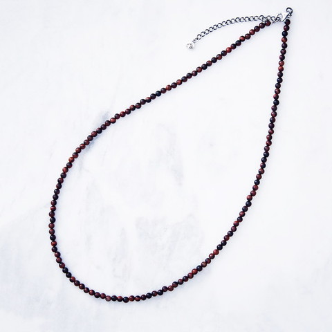 クレセントルナ Crescent Luna RED TIGERS EYE レッドタイガーアイ チェーン ロング CLCH008-L