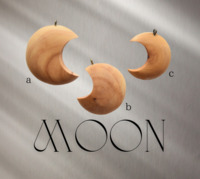 グアバ木製ネックレス   MOON