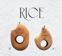 グアバ木製ネックレス   RICE