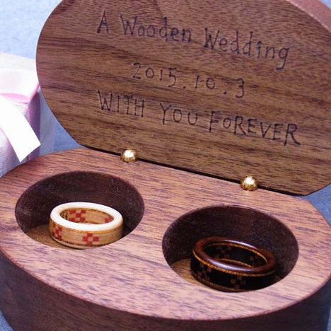 木の指輪 木婚式