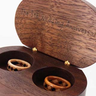 木の指輪　木製指輪