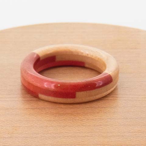 木製指輪　金属アレルギー
